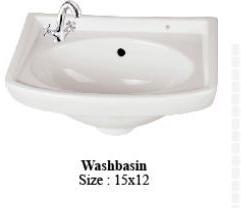 Plain Wall Mounted Wash Basins