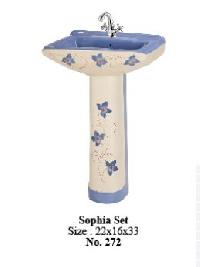 Vitrosa Pedestal Wash Basins