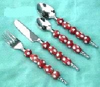 Beaded Cutlery Set