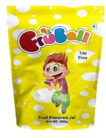 Fruball Pouch with Big Toy Yellow