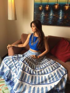 L-11 Dezire Blue Lehenga