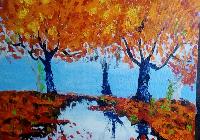 abstract Landscape Painting
