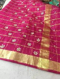 kota cotton zari check sarees(KCZCS1)