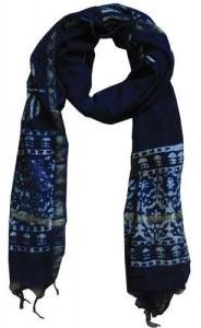 Indigo Chanderi Dupatta