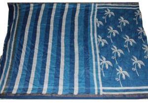 Indigo Chanderi Silk Sarees