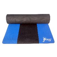 Triple Color Blue Yoga Mat for Fitness