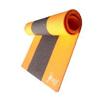 Triple Color Orange Mat for Fitness, Gym, Meditation  Exercise