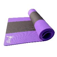 Triple Color Purple Mat for Fitness, Gym, Meditation  Exercise