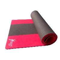 Triple Color Red Yoga Mat for Fitness, Gym, Meditation  Exercise