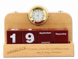 wooden desktops Calenders