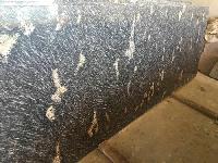 Fish Black Granite Slabs