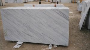 Jhanjhar White Marble Slabs