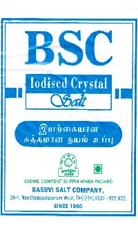 BSC Iodized Crystal Salt