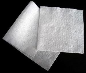 White Napkins Paper Single Ply Pack of 100