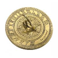 Traditional Design Brass Polished Garden Sundial