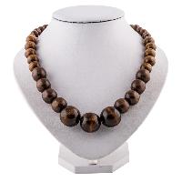 wooden bead necklace