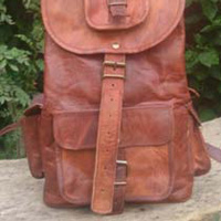 LEATHER BACKPACK