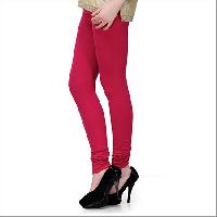 Magenta Cotton Leggings