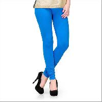 Blue Cotton Leggings