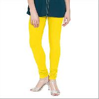 Yellow Cotton Leggings