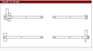 Single plate tie-rods