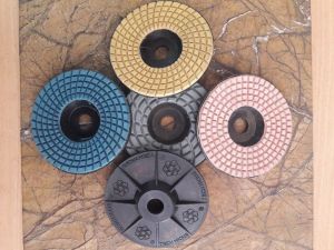 4 High Speed Floor Diamond Polishing Pad Resin flexible - shining polishing