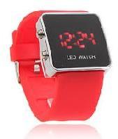 Men Red Led Watch