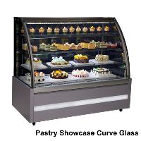 Pastry Showcase Curve Glass