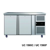 UC 1500C 2 Door Counter Freezer