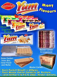 Yum Cream Wafers