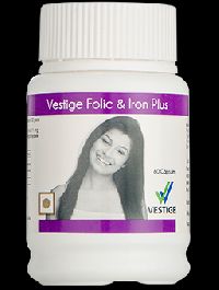 Vestige Folic & Iron Plus Capsules