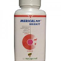 Vetoquinol Merical Pet Briskit Calcium Phosphorus Supplement 50Tabs