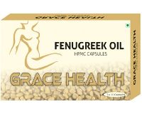Grace Health Fenugreek Oil 500Mg Veg Capsules