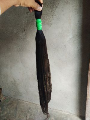 Processed bulk hair