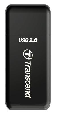 Transcend High Speed all in 2 USB Card Reader (Black) Recertified