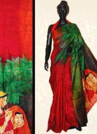 Hand Painted Silk Sarees