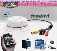 Spy Wi-Fi Smoke Detector Camera