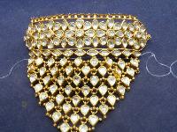 Diamond made rajasthani antique jadau necklace set