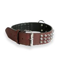 Studded Leather Collar XL