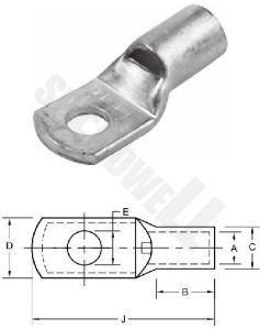 Tubular Cable Lugs - Heavy Duty