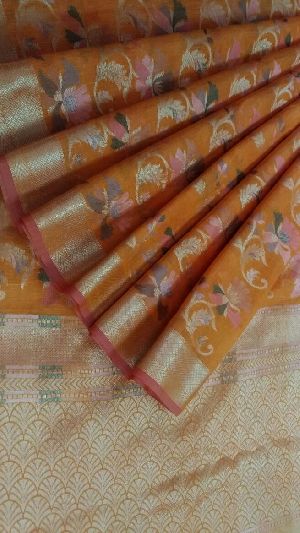 Lelan silk sarees