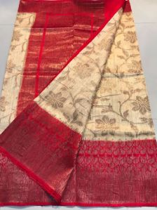 Pure Dupion Silk Sarees