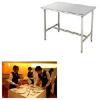 Stainless Steel Table for Hotel Industry