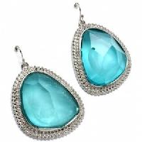 semi precious earrings