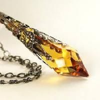 Crystal Amber Necklace