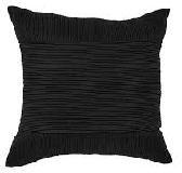 Black Square Cushion