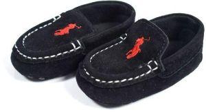 Polo Baby Soft Booties (Loafer) - Black