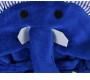 Very Soft Baby Hooded Blanket (Elephant) - Blue