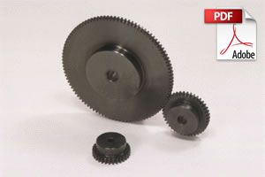 Steel Thin Face Spur Gears