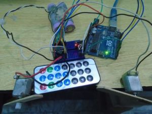 Controlling DC Motors IR Remote